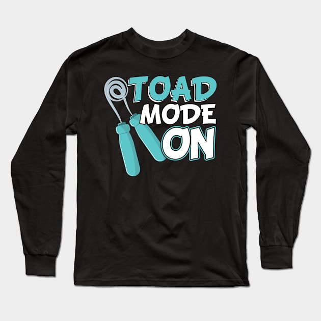 Toad Mode On - Jump Rope Long Sleeve T-Shirt by Peco-Designs